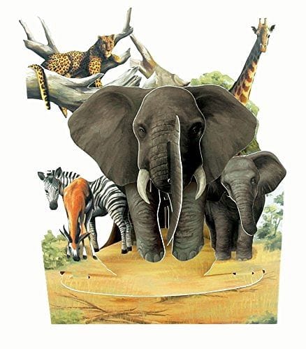 Safari Elephant - Swing Card - Shelburne Country Store