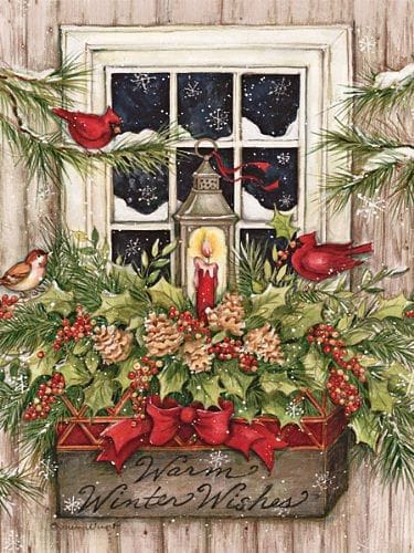 Window Box Boxed Christmas Cards - Shelburne Country Store