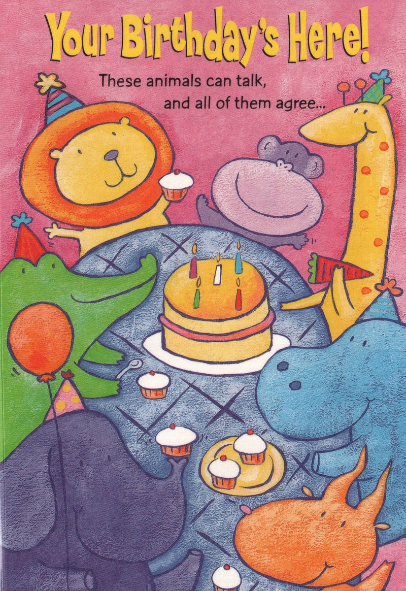 Party Animal Kids Birthday Card - Shelburne Country Store