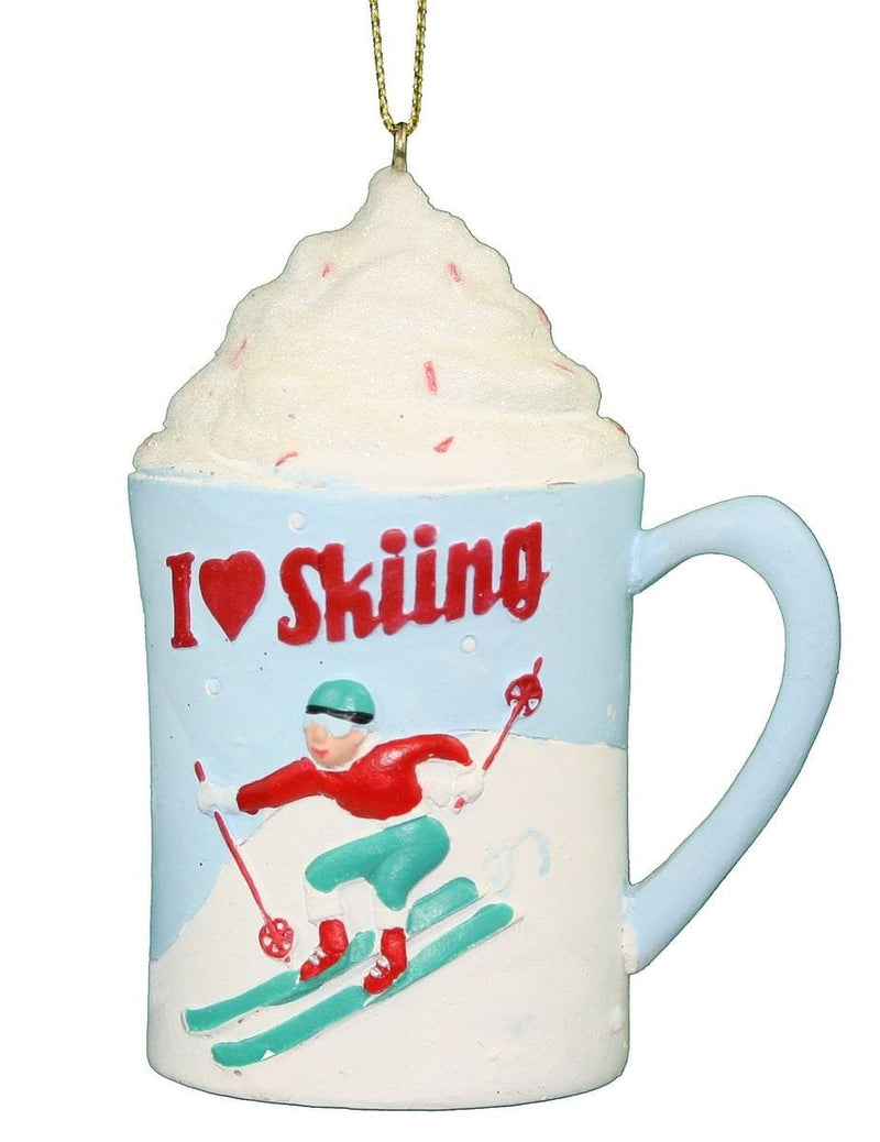 Resin Ski Mug Ornament - Lift - Shelburne Country Store