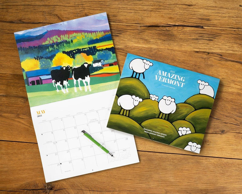 2022 Amazing Vermont - Vermont Artists Wall Calendar - Shelburne Country Store