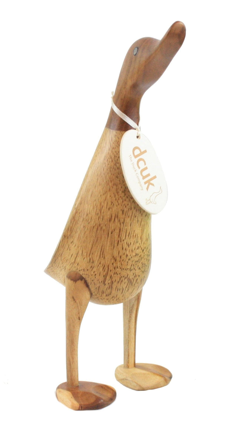 Wooden Standing Duck - Natural by DCUK - Shelburne Country Store