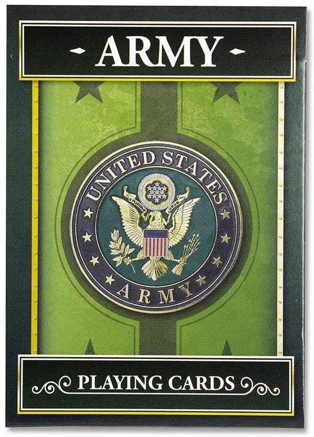 Casino Grade Playing Cards - US Army - Shelburne Country Store