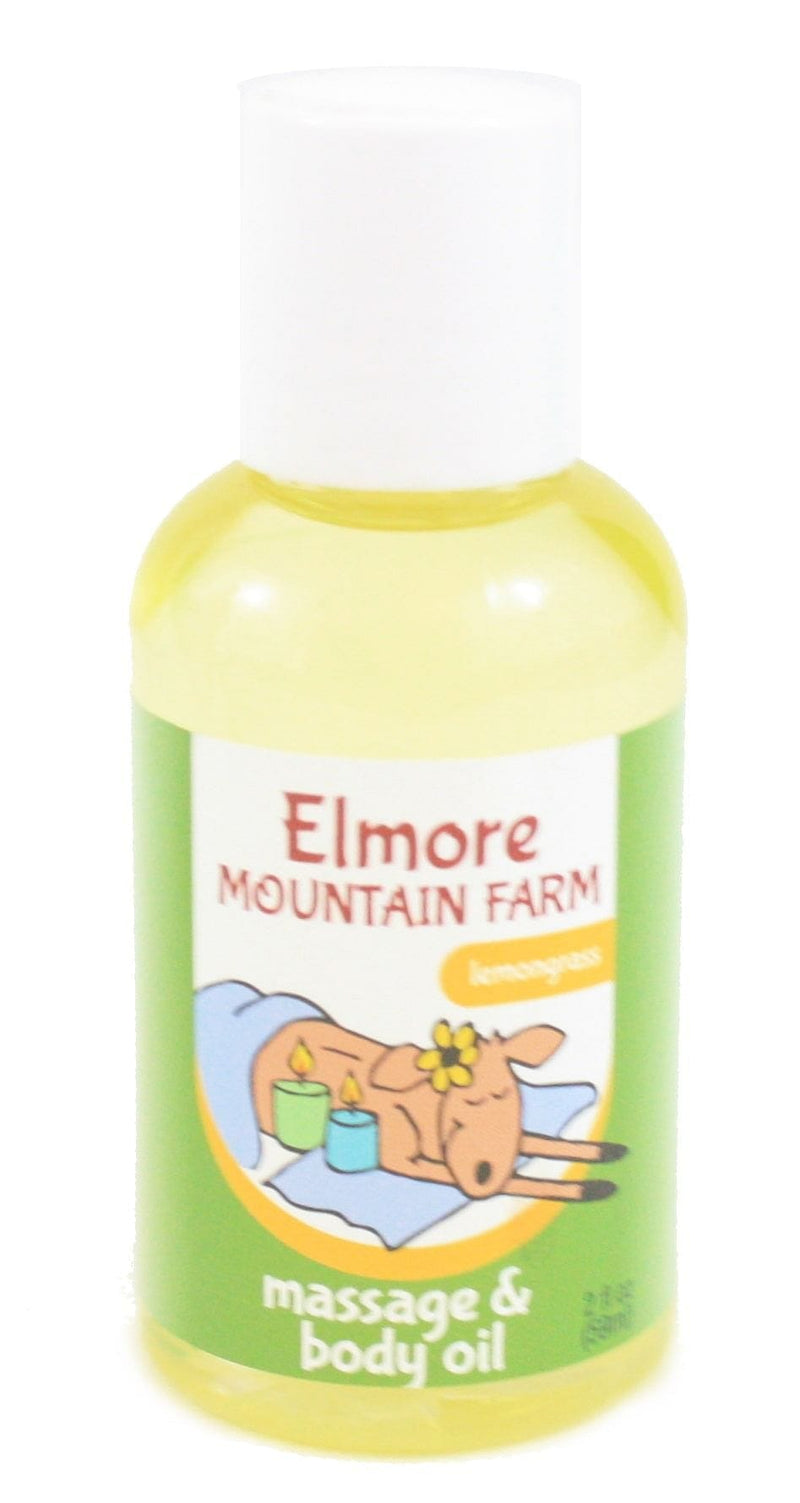 Massage & Body Oil - Lemongrass 2 oz - Shelburne Country Store