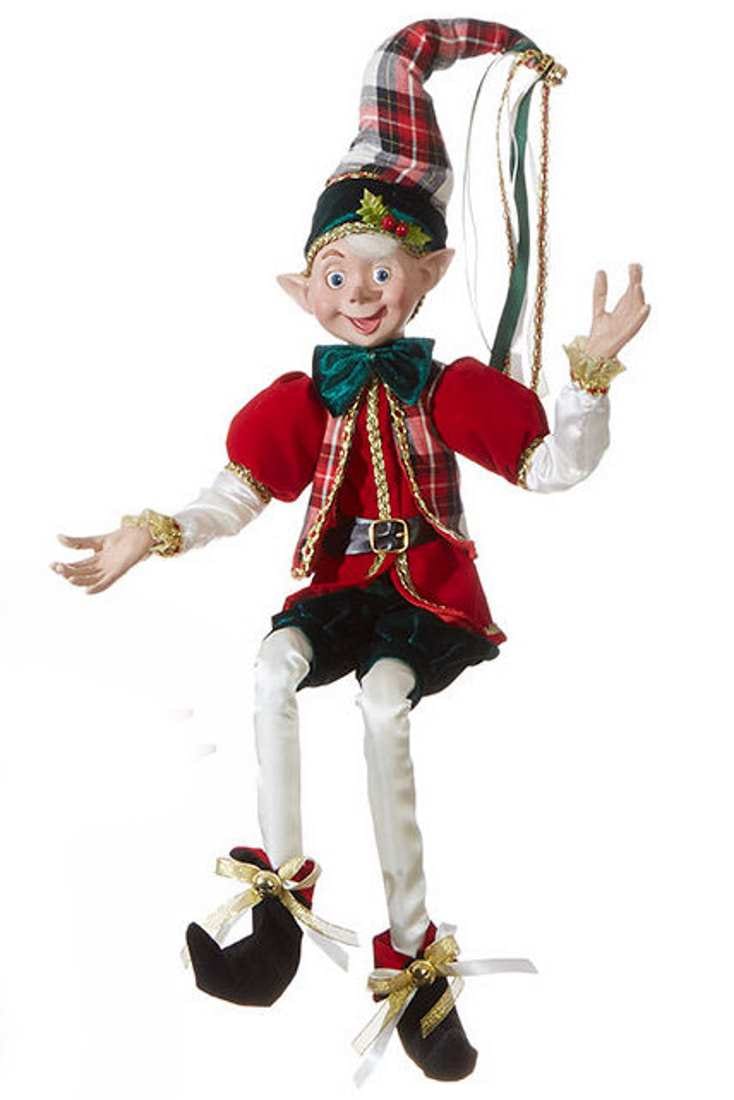 30 Inch Posable Elf - - Shelburne Country Store
