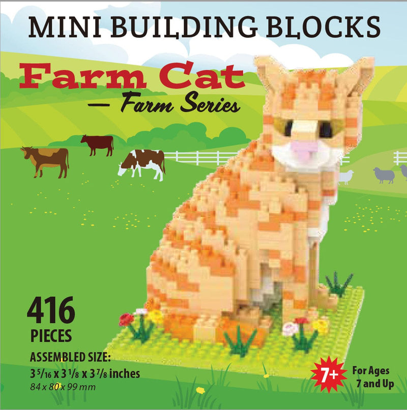 Mini Building Blocks - Farm Cat - Shelburne Country Store