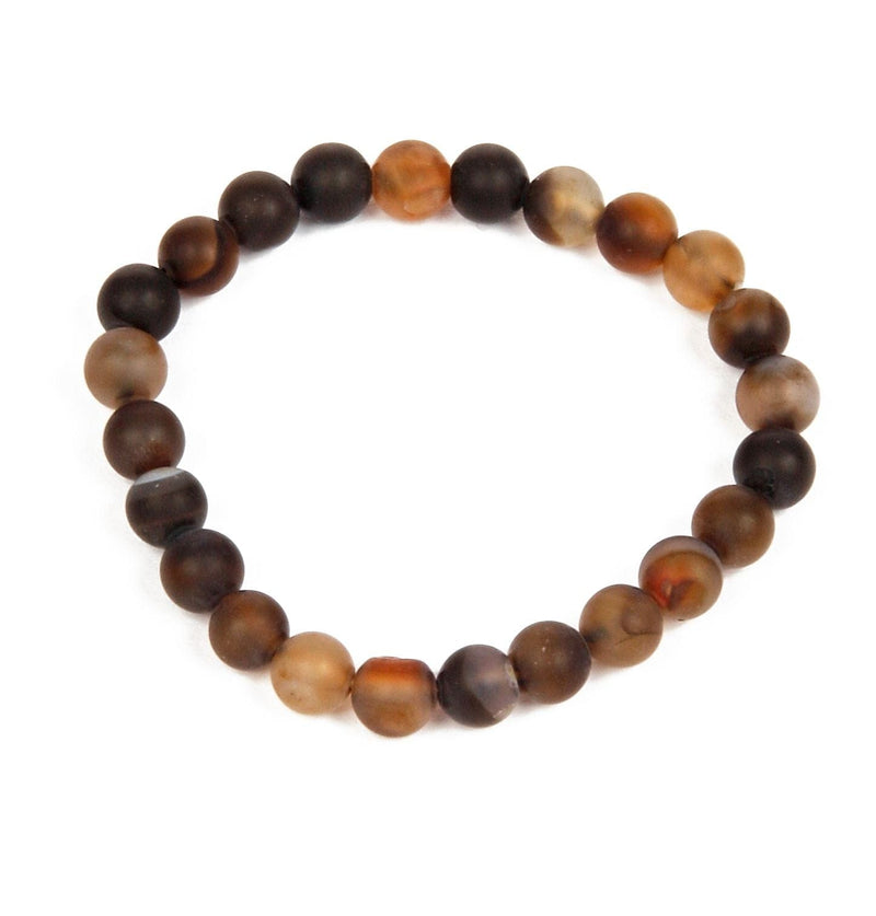 Stretch Natural Stone Beads Bracelet - - Shelburne Country Store