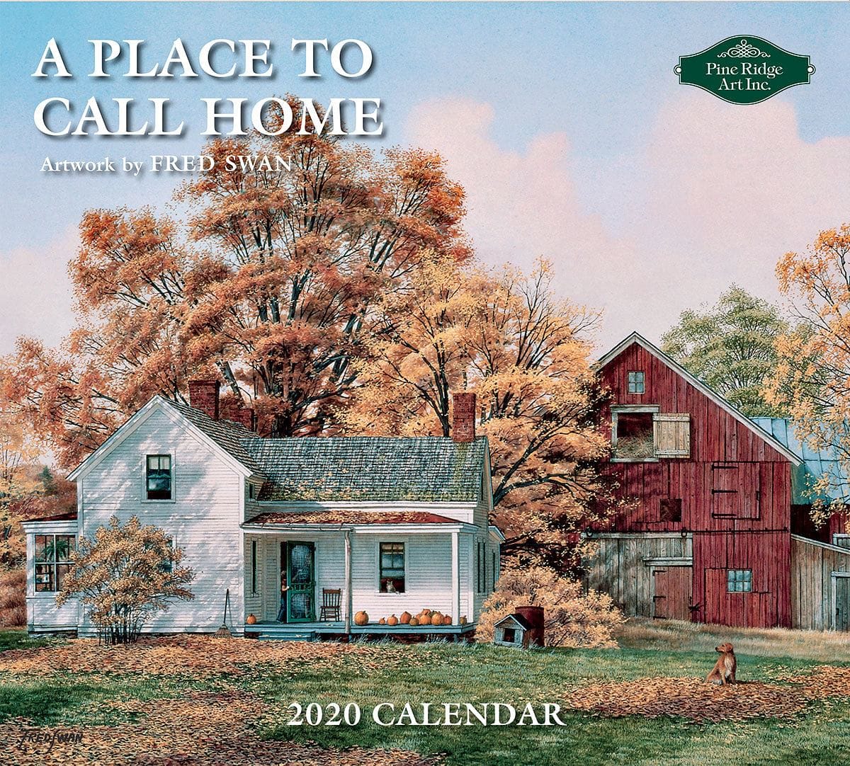 2020 Fred Swan Wall Calendar - A Place to call Home - Shelburne Country Store