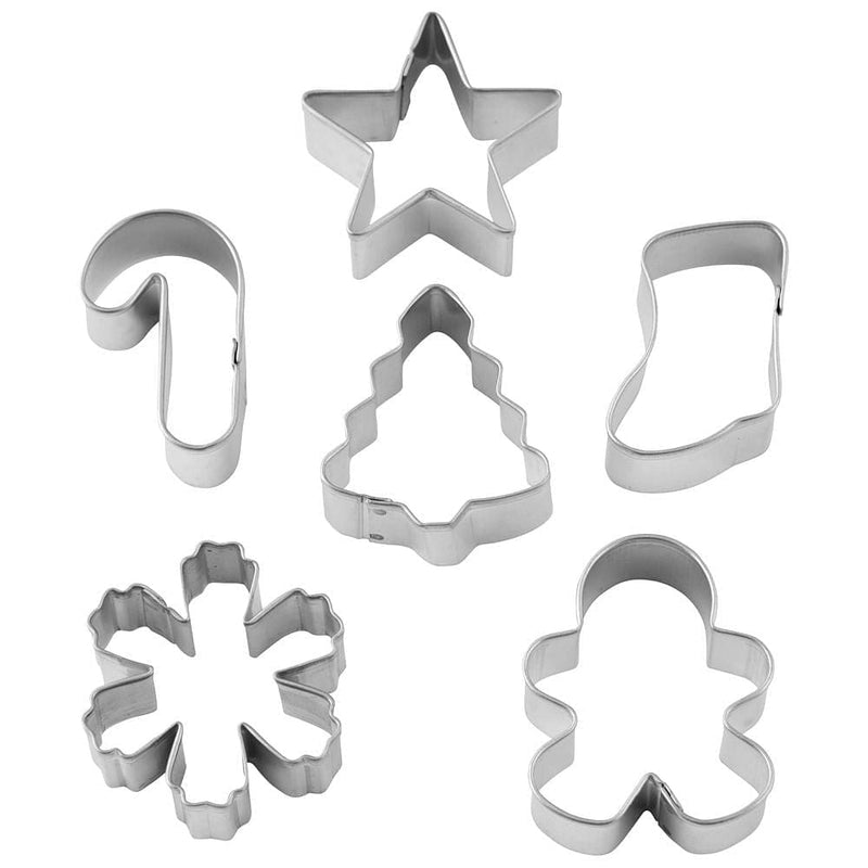 Mini Wreath Cookie Metal  Cutter 6 Piece Set - Shelburne Country Store