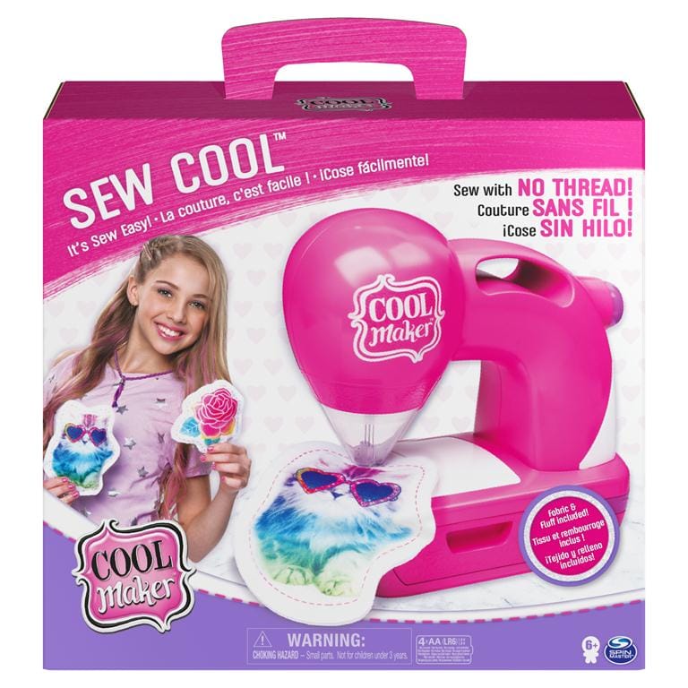 Cool Maker, Sew Cool Sewing Machine with 5 Trendy Projects and Fabric, for Kids 6 Aged and up - Shelburne Country Store