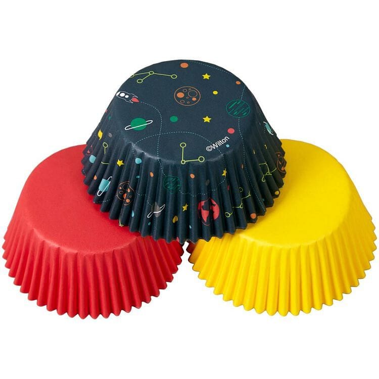 Solar System Cupcake Liners - 75 Count - Shelburne Country Store