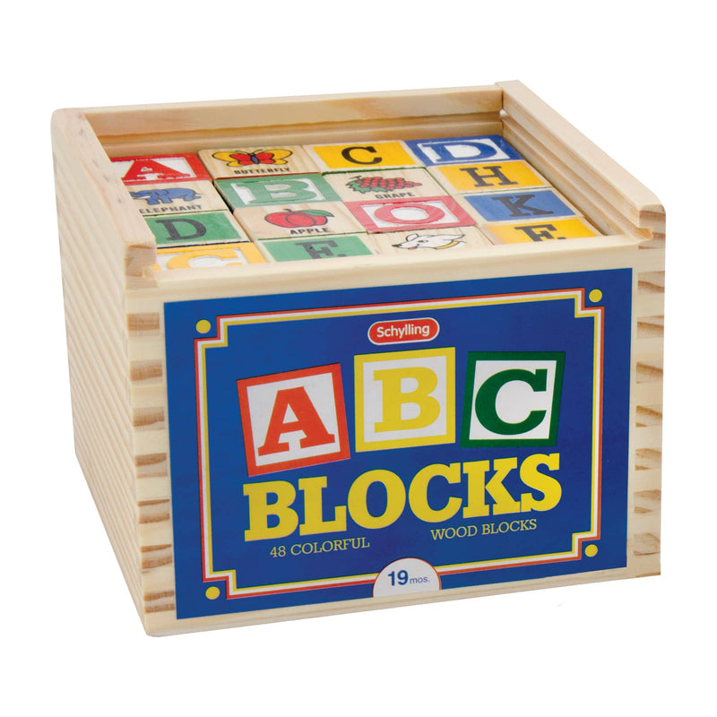 Wooden Alphabet Blocks - Shelburne Country Store