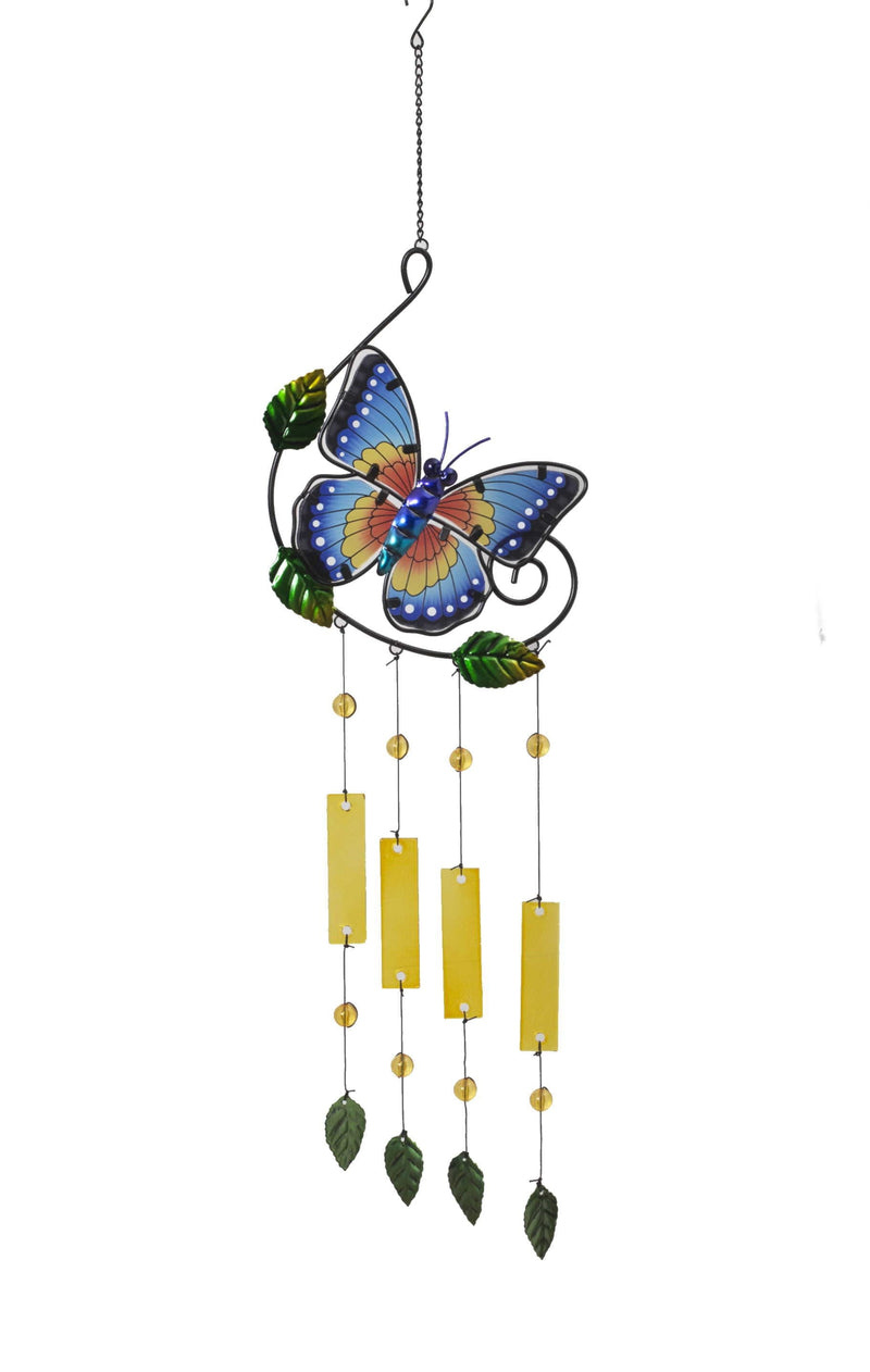 Metal Butterfly Wind Chime - Shelburne Country Store