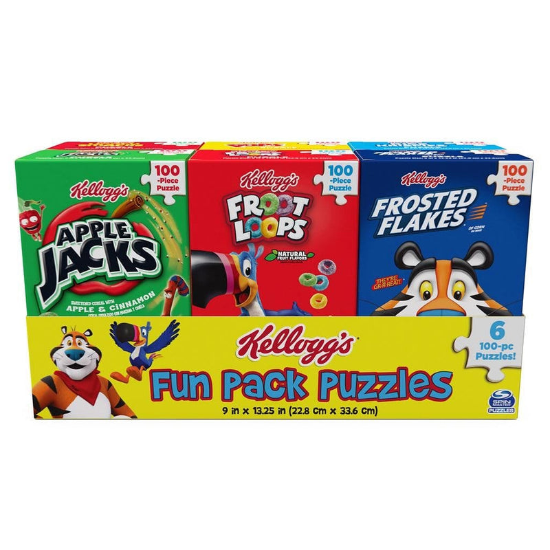 Kellogg Cereal - 6 Puzzle Pack - 100 Piece each - Shelburne Country Store