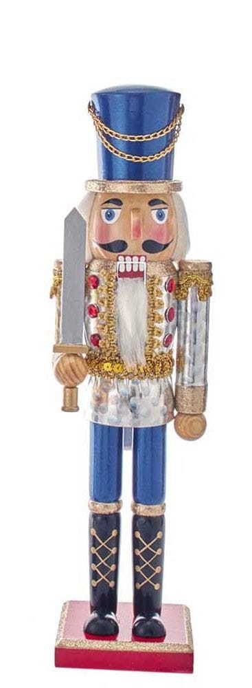 15" Gold and Silver Nutcracker - - Shelburne Country Store