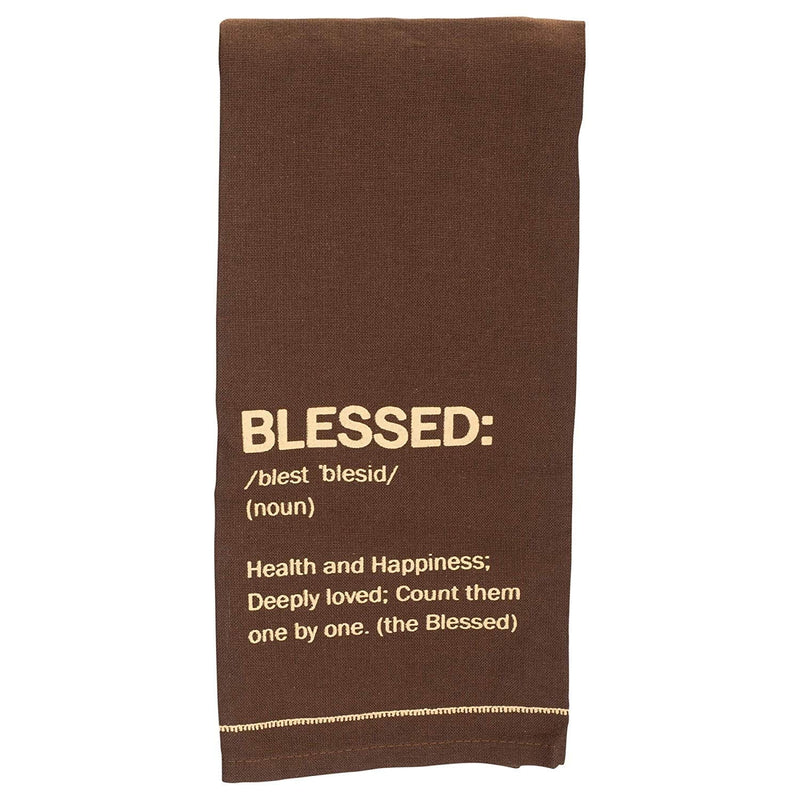 Blessed Printed Dish Towel - Shelburne Country Store