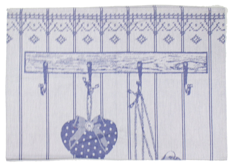 Kitchen Towel - Torchon Acroche Coeur - Bleu - Shelburne Country Store