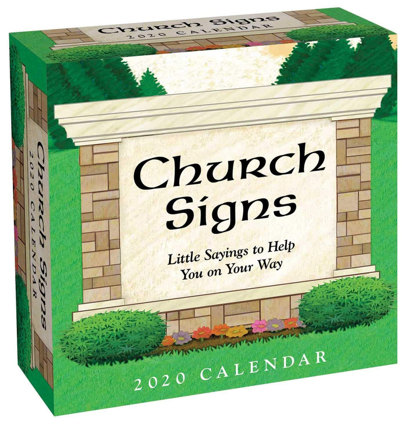 2020 Church Signs Day to Day Calender - Shelburne Country Store