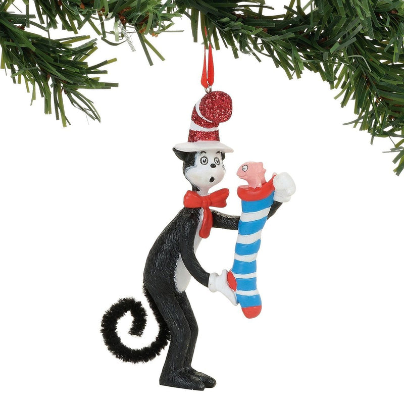 Dr Seuss Striped Stocking Surprised - Shelburne Country Store