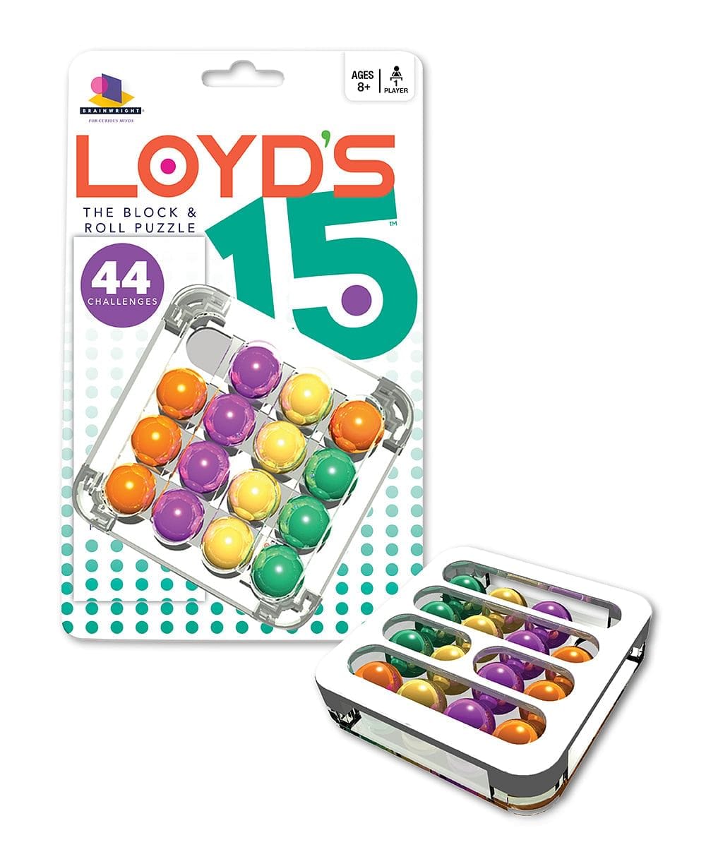 Loyd's 15 Block & Roll Puzzle - Shelburne Country Store
