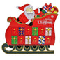 Wooden Sled Santa Advent Calendar - Shelburne Country Store