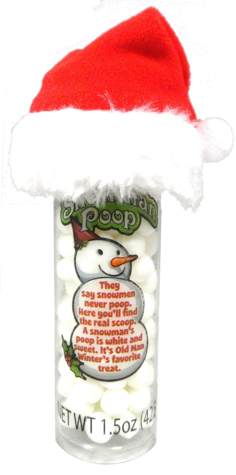 Snowman Poop Candy Tube - Shelburne Country Store