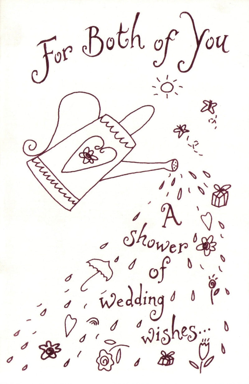 Wedding Card - A Shower Of Wishes - Shelburne Country Store