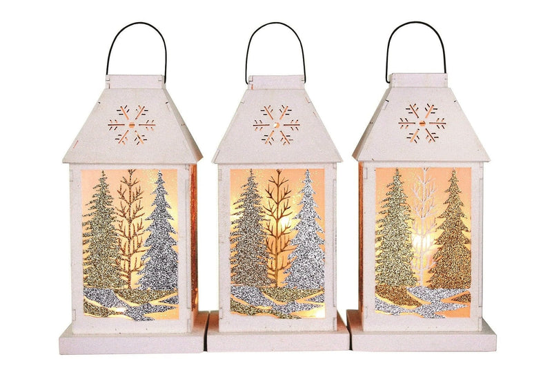 Laser Cut 10 inch Lantern - Forest - - Shelburne Country Store