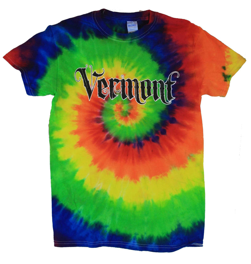 Adult Tie-Dye Vermont T-Shirt - - Shelburne Country Store