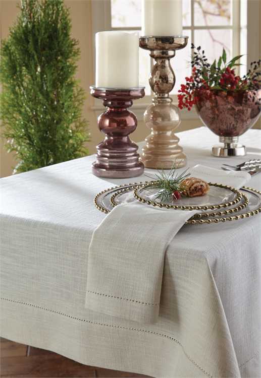 Lainey Table Cloth Natural 70X120 - Shelburne Country Store
