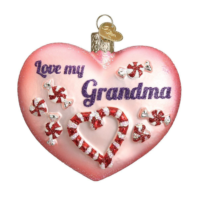 Old World Christmas Grandma Heart - Shelburne Country Store
