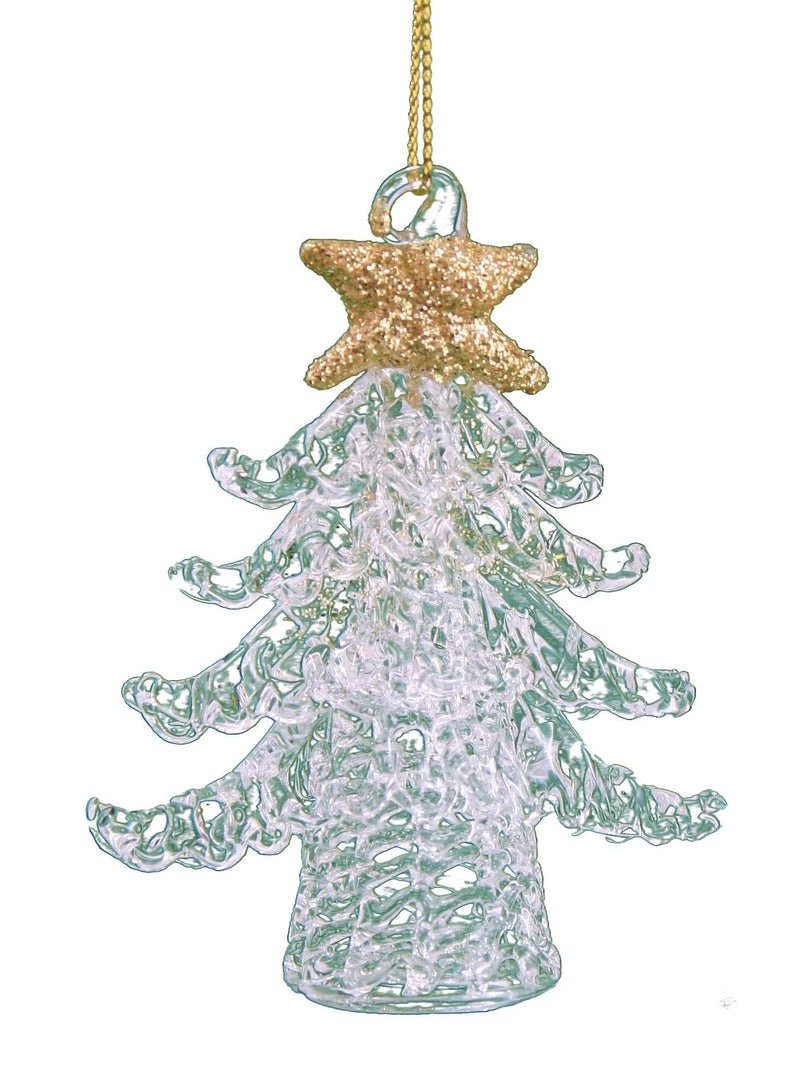 Spunglass Ornament - Gold Christmas Tree - Shelburne Country Store