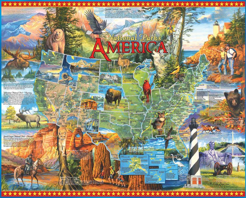 National Parks - 1000 Piece Jigsaw Puzzle - Shelburne Country Store