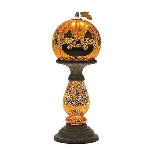 Witch Hallow Lit Small Pumpkin Figurine - Shelburne Country Store