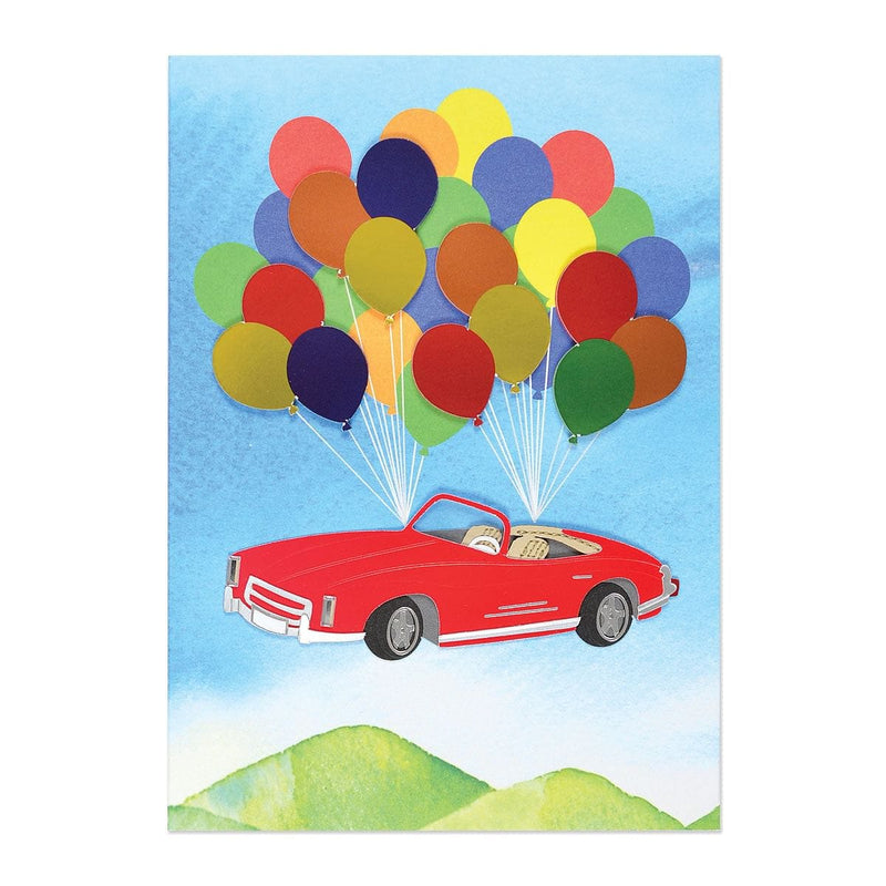 Car With Balloons  Birthday Card - Shelburne Country Store