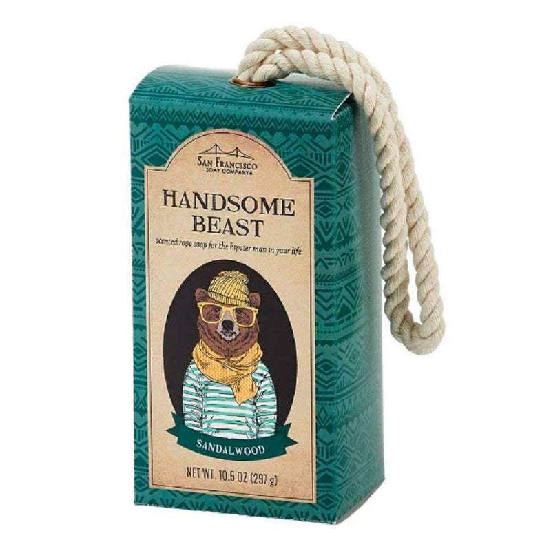Handsome Beast Soap On A Rope - - Shelburne Country Store