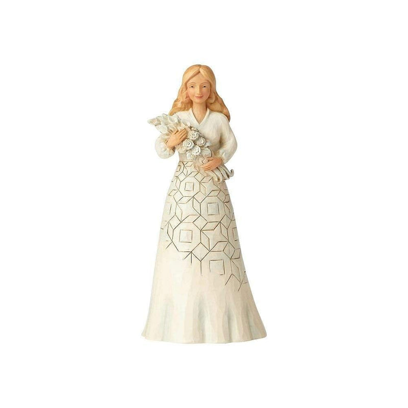 Jim Shore Girl With Flower Figurine - Shelburne Country Store
