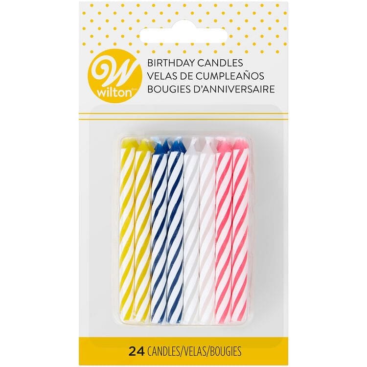 Celebration Birthday Candles - Assorted - 24 Count - Shelburne Country Store