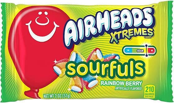 Airheads Xtremes Sourfuls Rainbow Berry - Shelburne Country Store