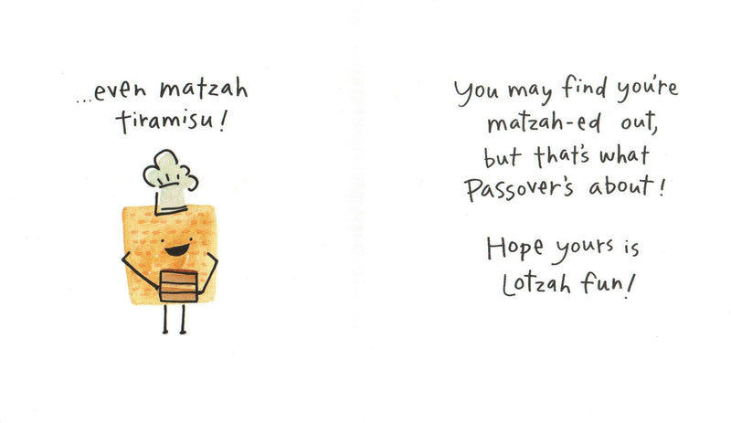 Matzah Passover Card - Shelburne Country Store