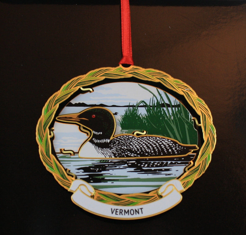 Loon  Collectible Brass Ornament - Shelburne Country Store