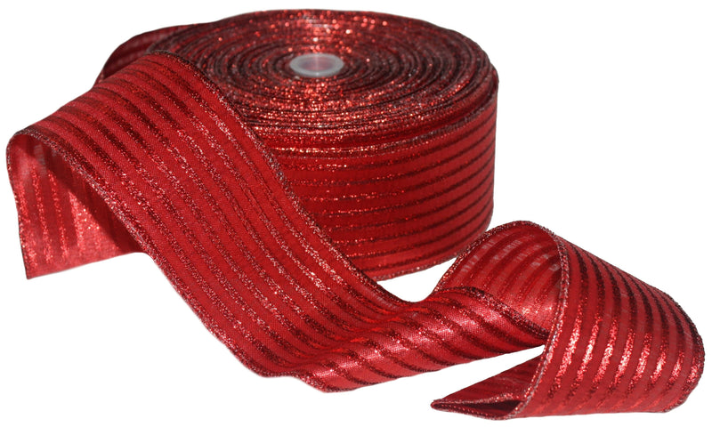Luxury Red with Red Stripe Ribbon - - Shelburne Country Store