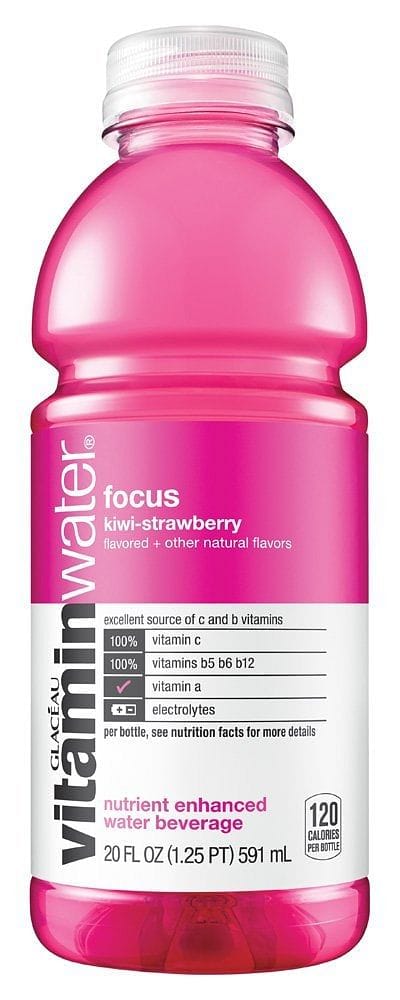 Vitamin Water Focus: Kiwi-Strawberry Flavored 20 oz - Shelburne Country Store