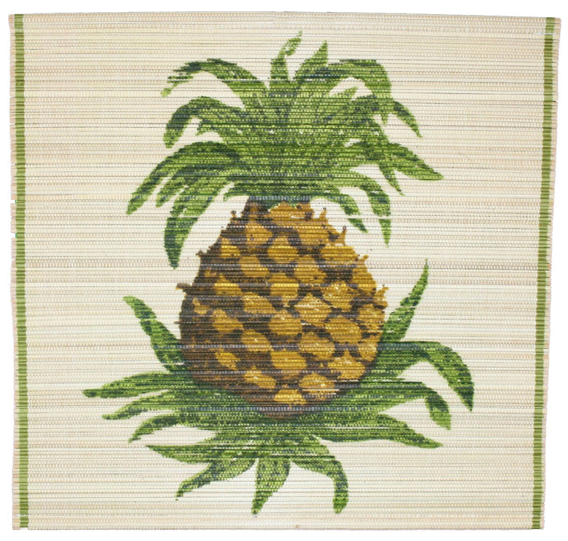 India Overseas Pineapple Woven Place Mat - Shelburne Country Store