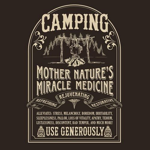 Camping Cure T-Shirt - - Shelburne Country Store
