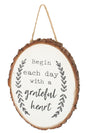 Grateful Heart Oval Wall Sign - Shelburne Country Store