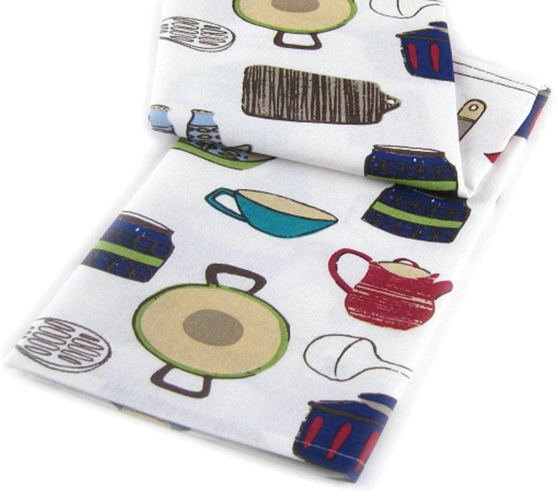 India Overseas Kitch-White Kitchen Towel - Shelburne Country Store
