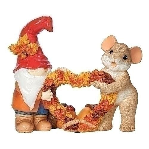 Charming Tails Harvest Mouse and Gnome Figurine - Shelburne Country Store