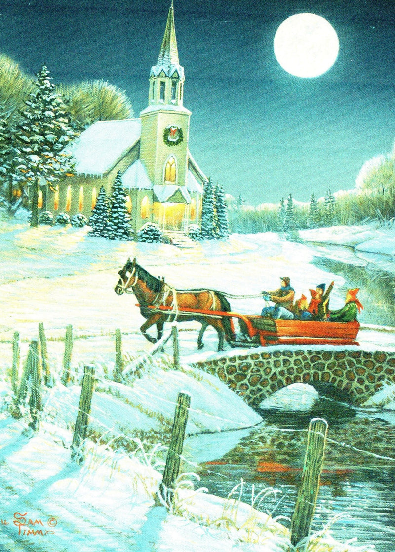 Give thanks to God for the blessings He sends - Christmas Cards - Shelburne Country Store