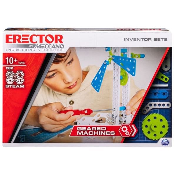 Erector by Meccano, Geared Machines Building Kit - Shelburne Country Store